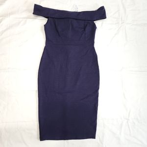 Navy blue pencil dress size M